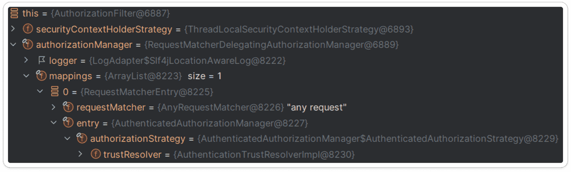 auth manager code